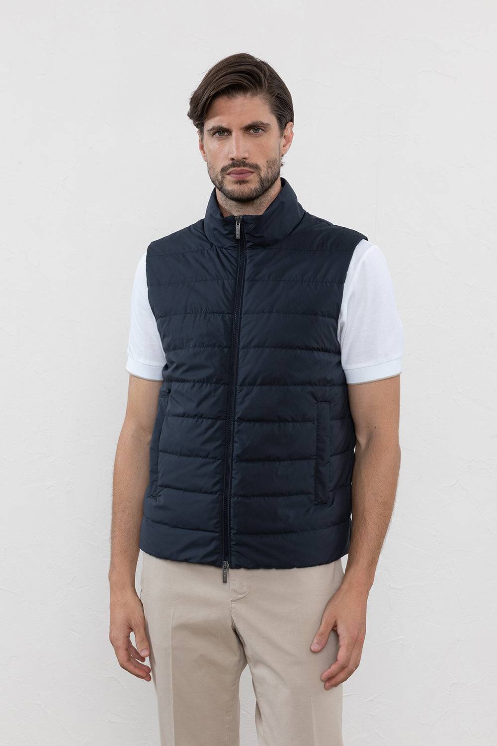 Peserico Gilet imbottito in piuma d'oca Economico