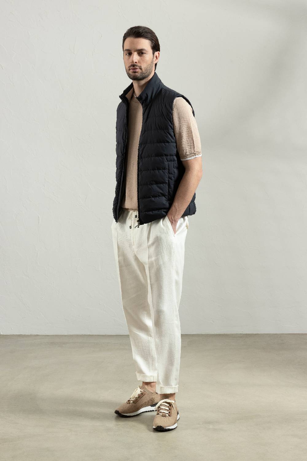 Peserico Gilet imbottito in piuma d'oca Economico
