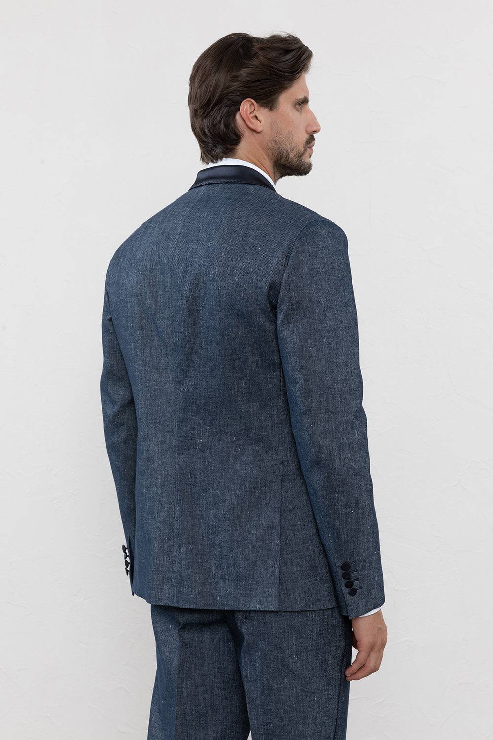 Peserico Blazer monopetto evening in lino cotone In Saldo