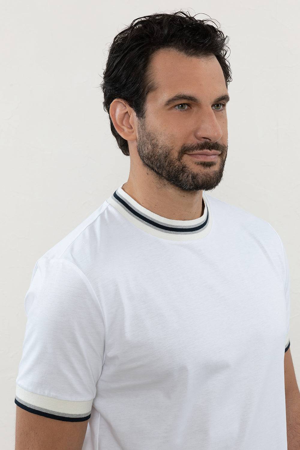 Peserico T-shirt in morbido jersey di puro cotone Spedizione gratuita