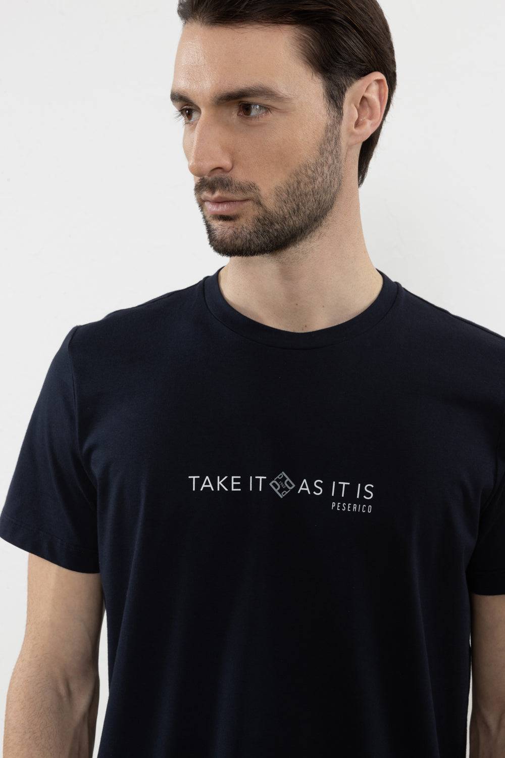 Peserico T-shirt in morbido jersey di puro cotone Flash Sale