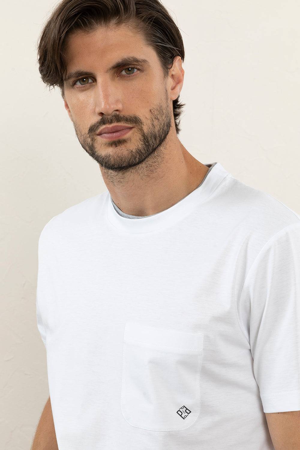 Peserico T-shirt in morbido jersey di puro cotone Vendite stagionali