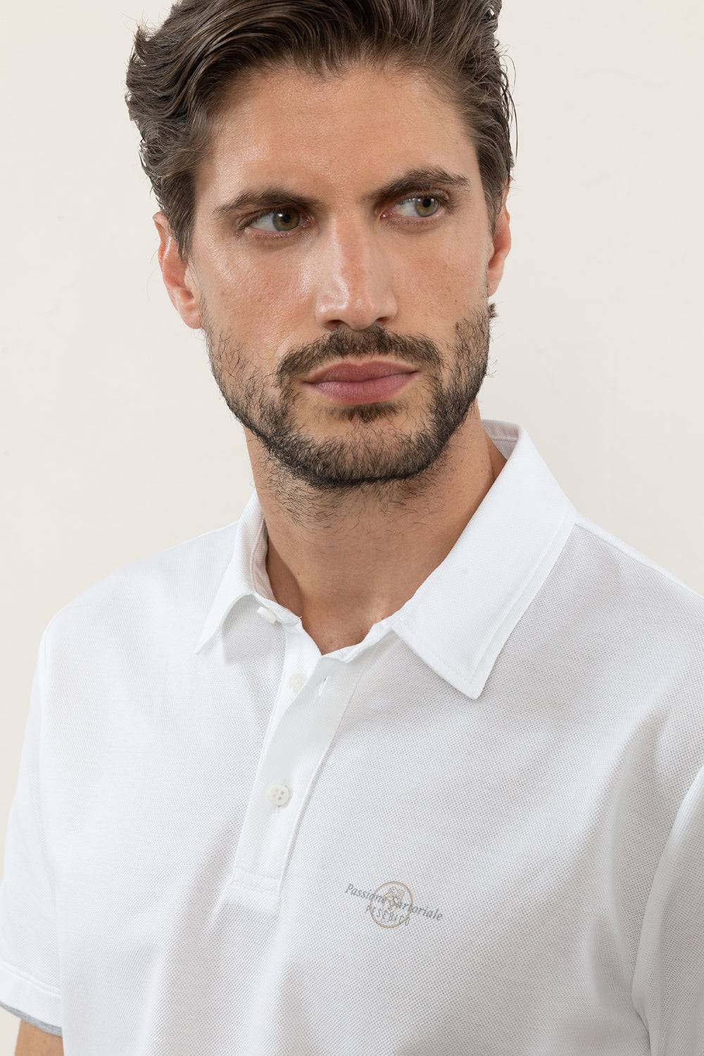 Peserico Polo in piquet di cotone Supima Black Friday