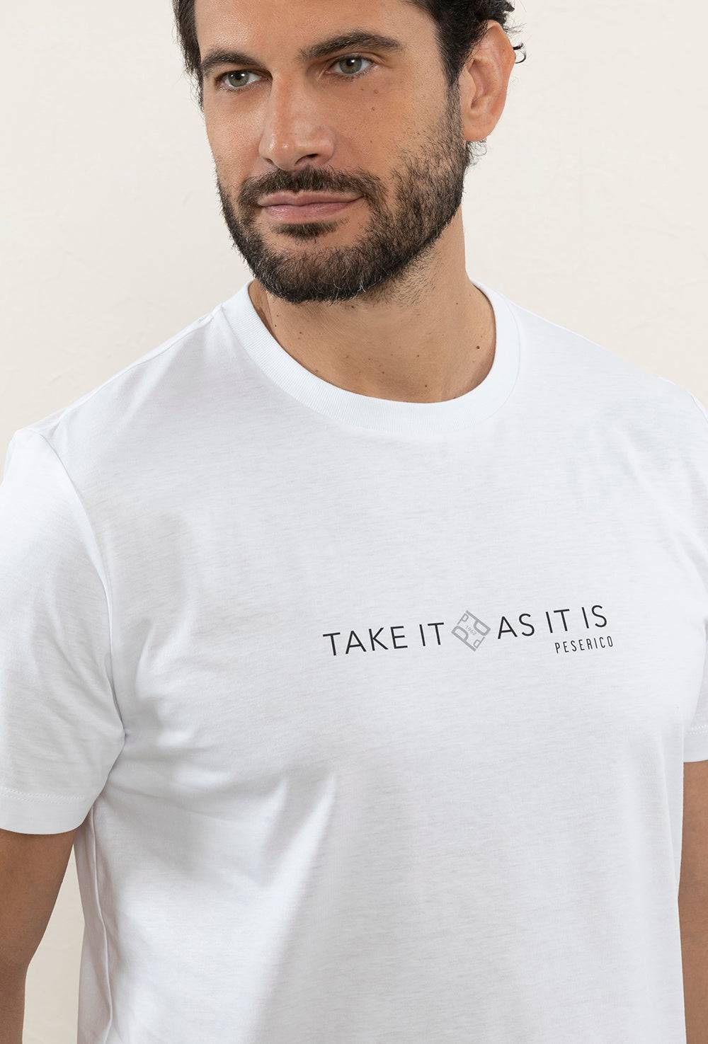 Peserico T-shirt in morbido jersey di puro cotone Cyber Monday