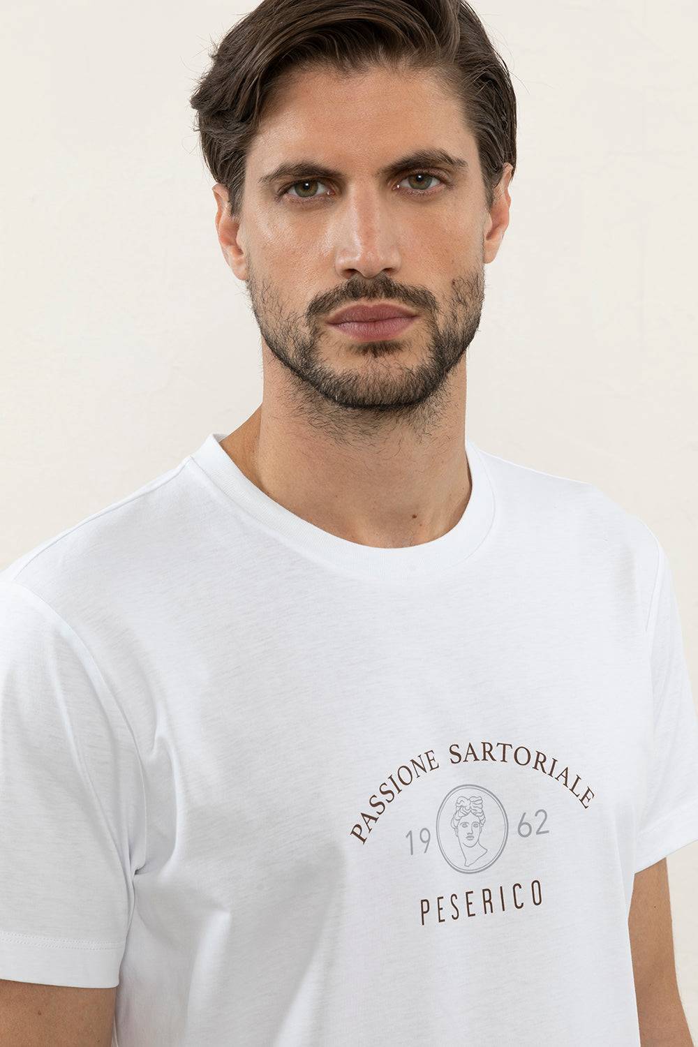 Peserico T-shirt in morbido jersey di puro cotone Offerta natalizia