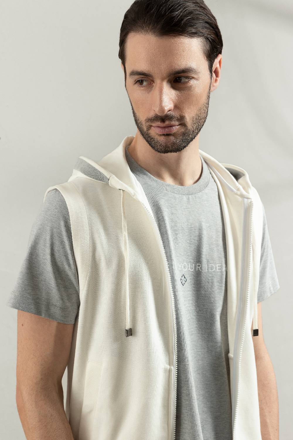 Peserico Gilet in morbido jersey di cotone Offerta per la Festa della Mamma