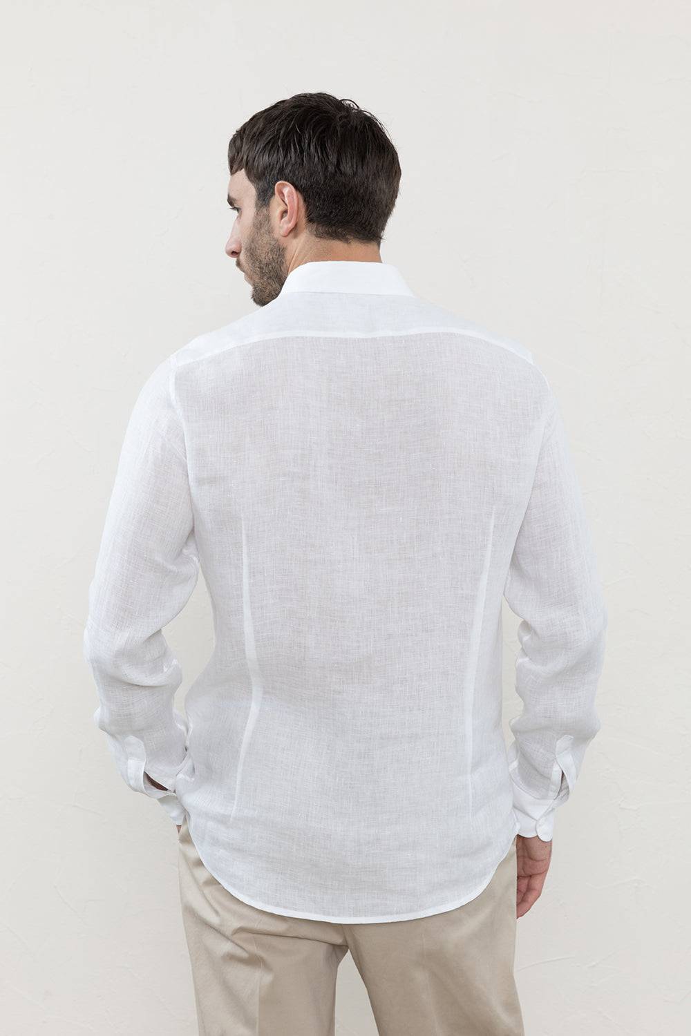 Peserico Camicia in tela di puro lino Offerta migliore