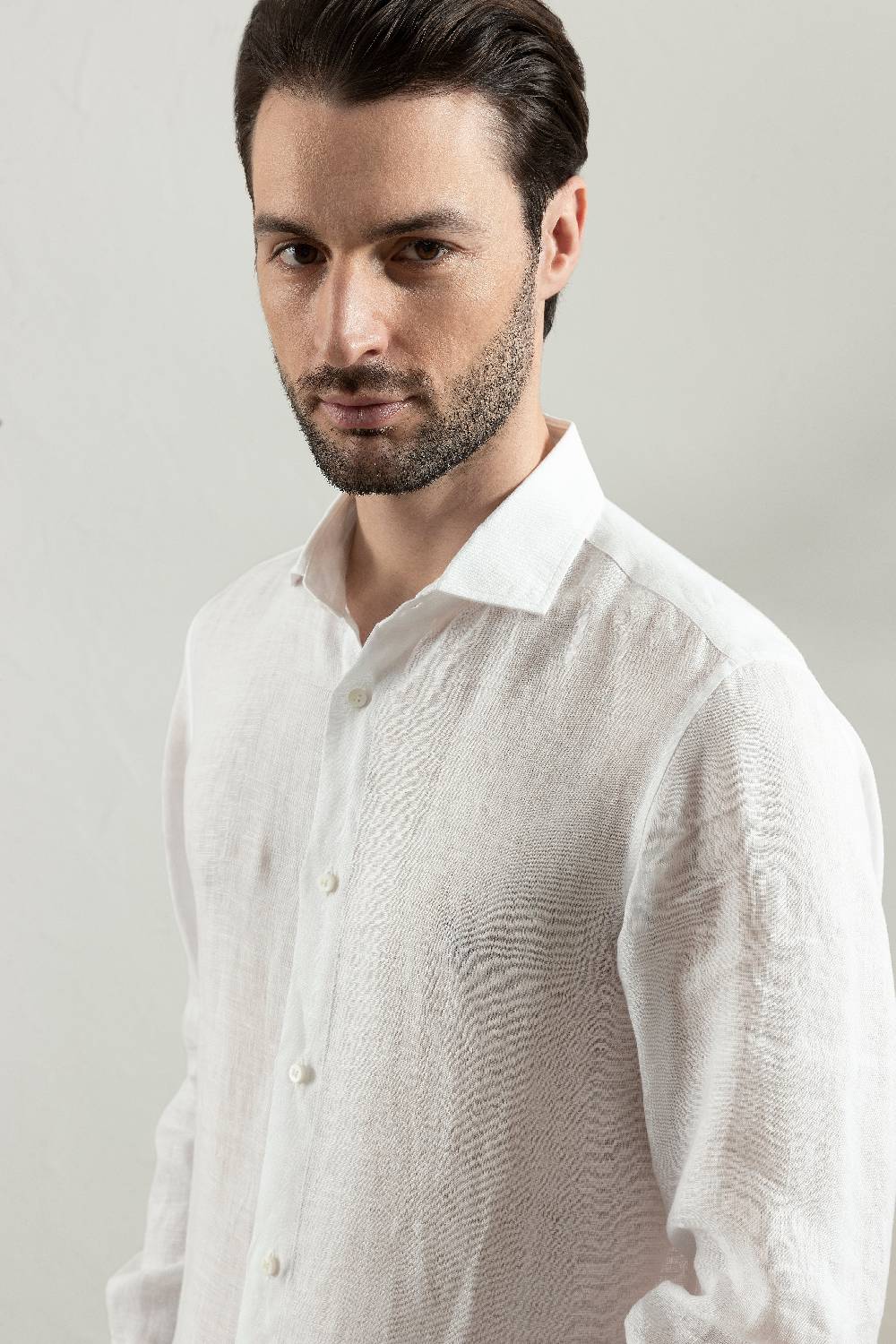 Peserico Camicia in tela di puro lino Offerta migliore