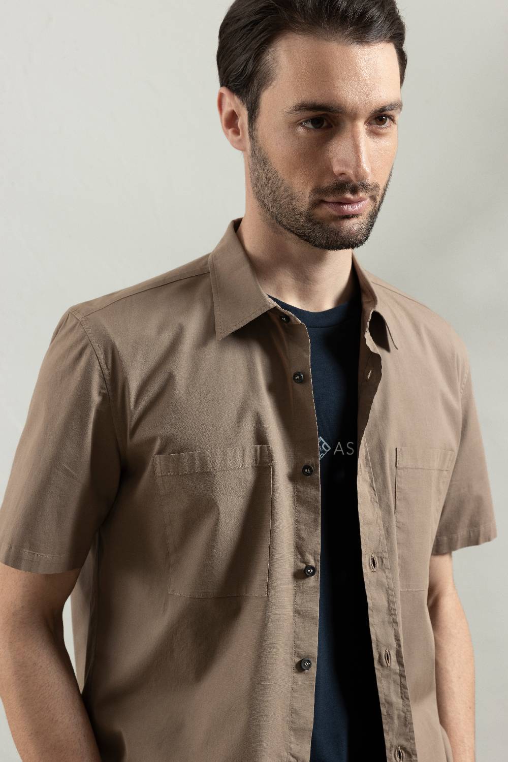 Peserico Camicia in popeline di cotone stretch Online Outlet