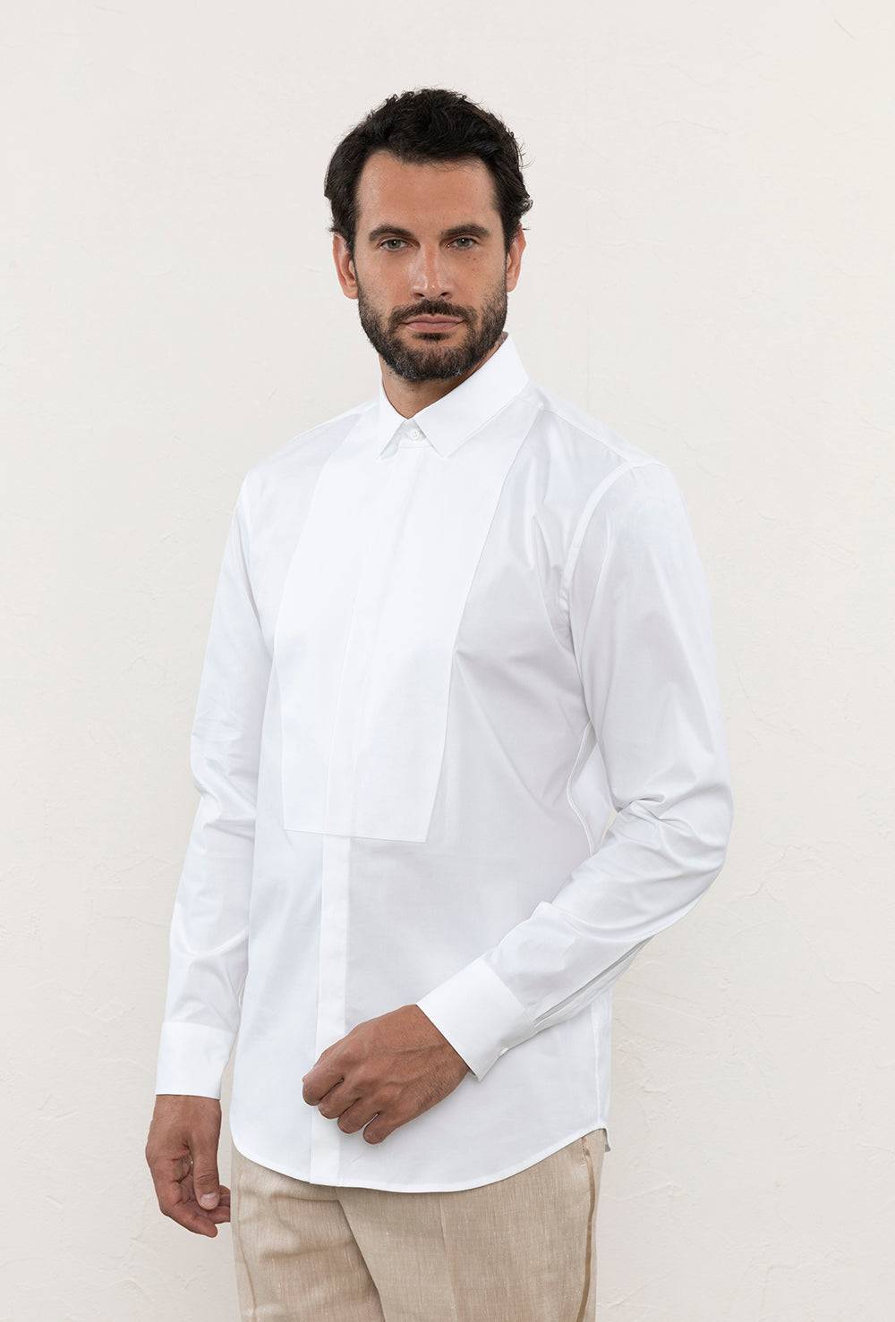 Peserico Camicia evening in popeline di cotone Offerte esclusive