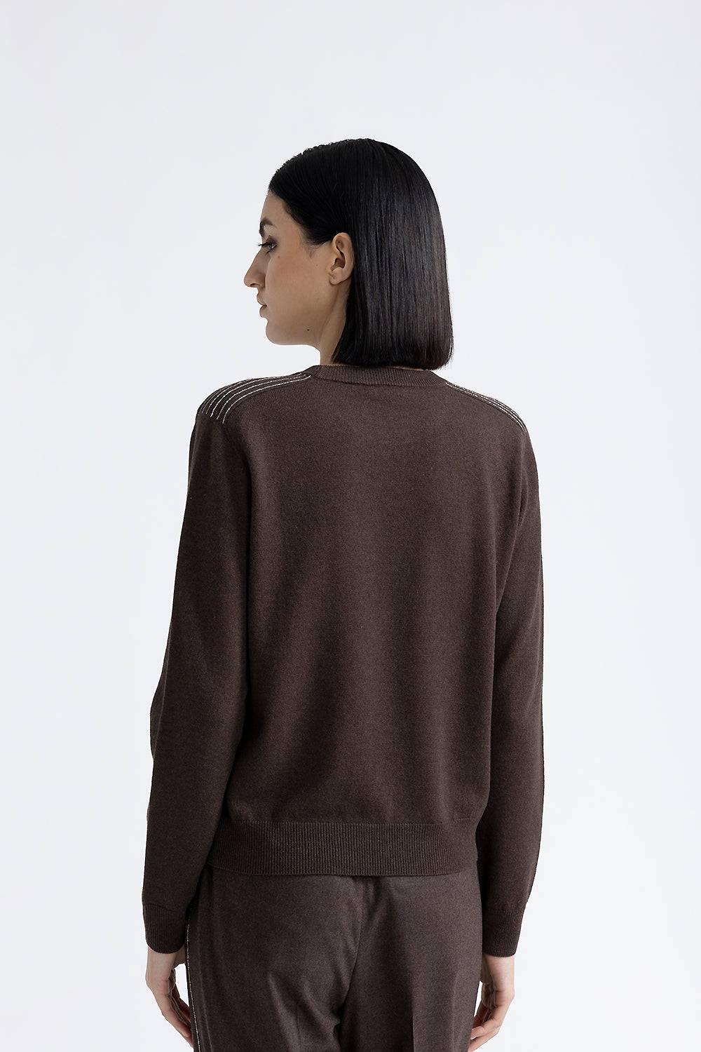 Peserico Maglia giracollo in lana, seta e cashmere Comprane uno, ottenene uno gratis