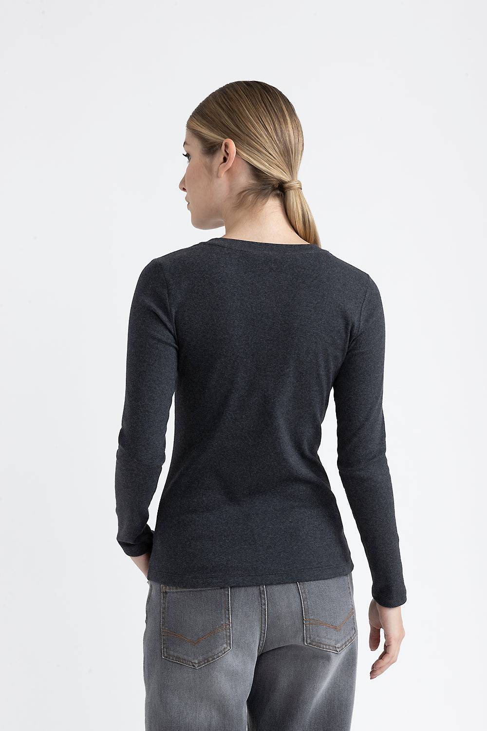 Peserico T-shirt in jersey stretch con Punto Luce Offerta settimanale