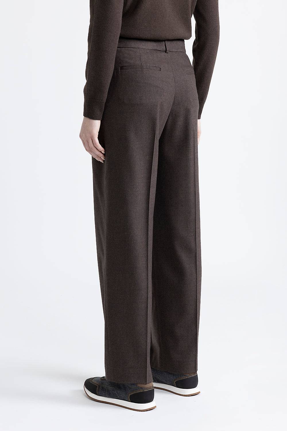 Peserico Pantalone classic tailored in lana e cashmere Ultimi due giorni