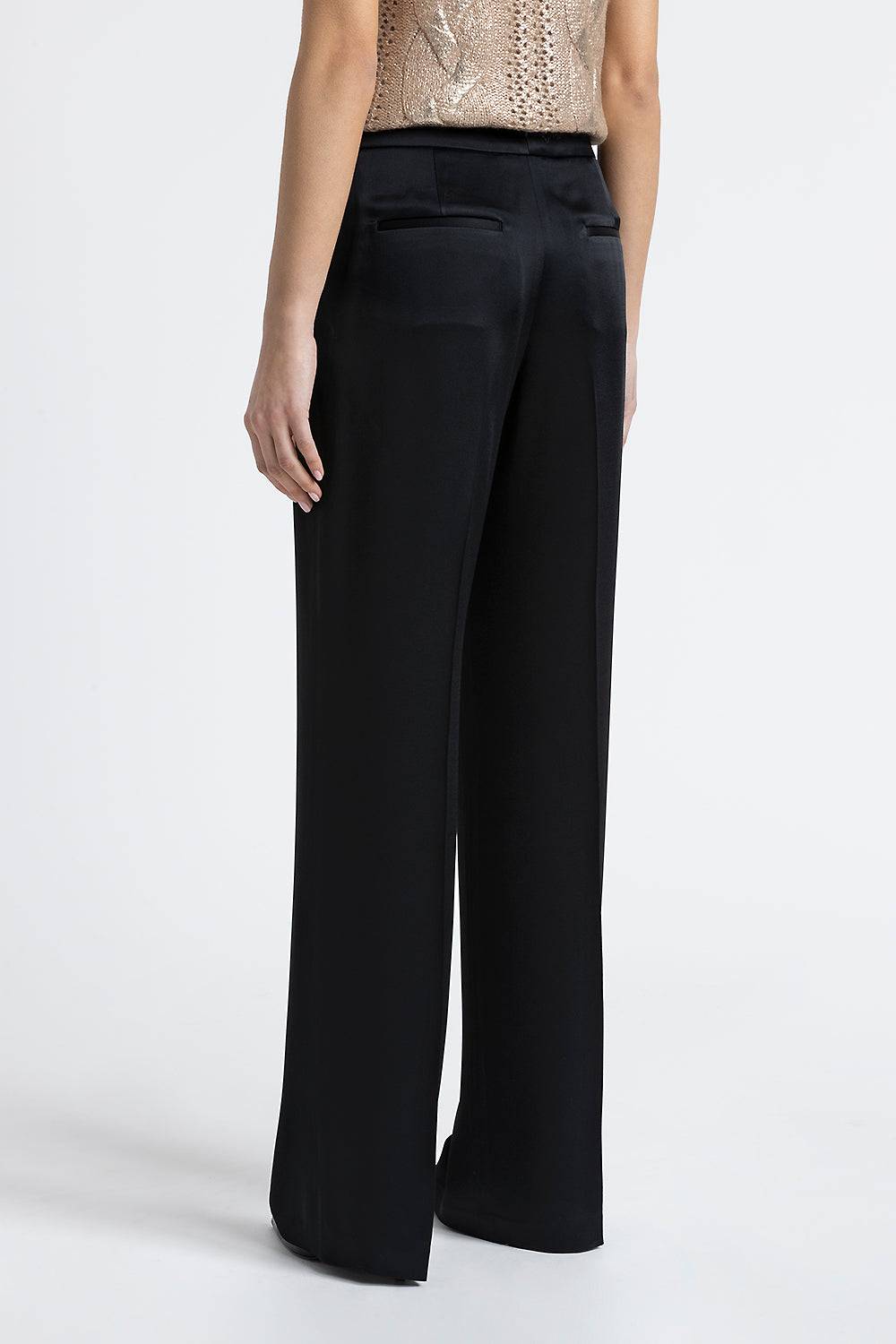 Peserico Pantalone straight satinato Fino al 65% di sconto