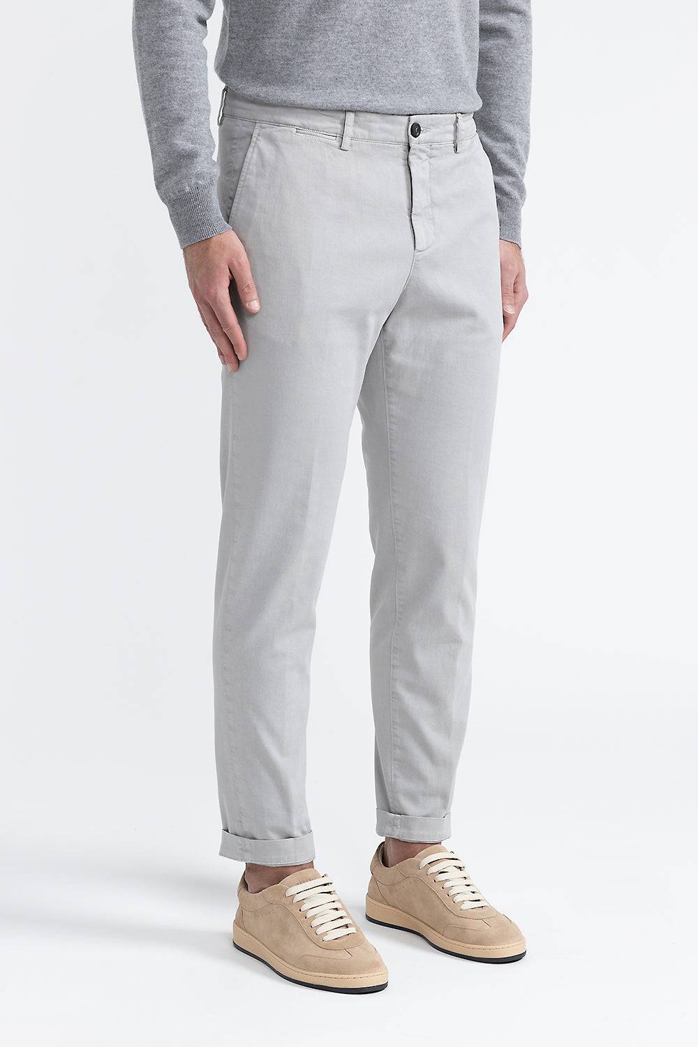Peserico Pantalone chino in cotone stretch Italy