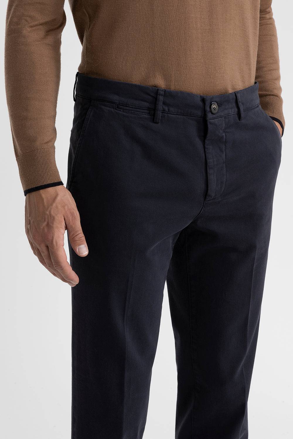 Peserico Pantalone chino in cotone stretch Italia
