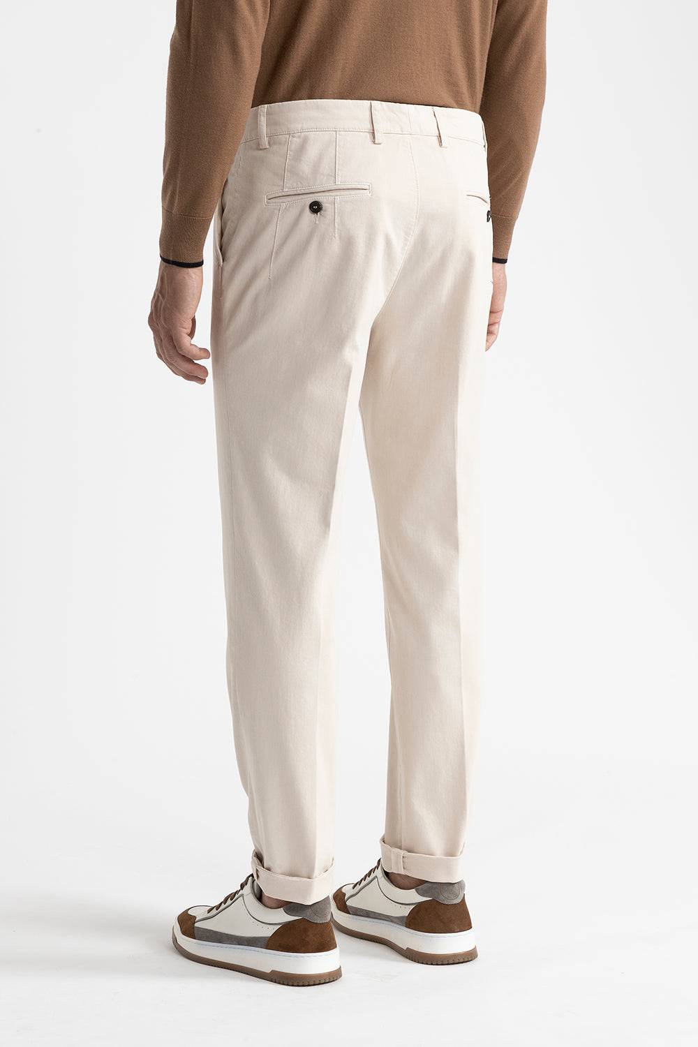 Peserico Pantalone chino in cotone stretch In Linea
