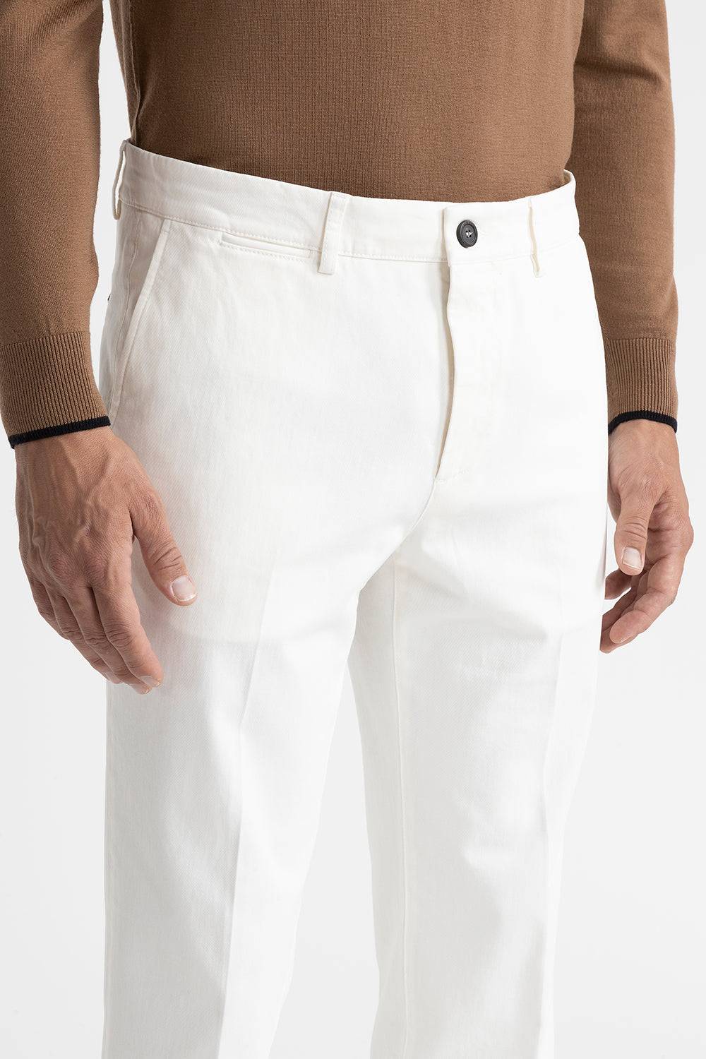 Peserico Pantalone chino in cotone stretch Qualità