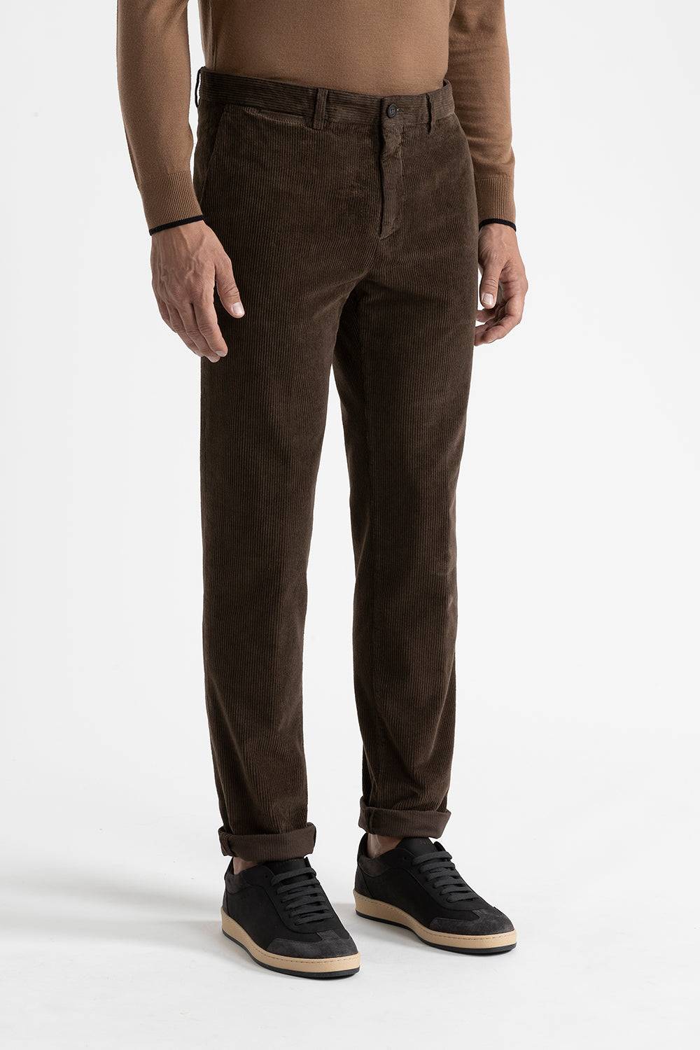 Peserico Pantalone chino in velluto a coste di cotone