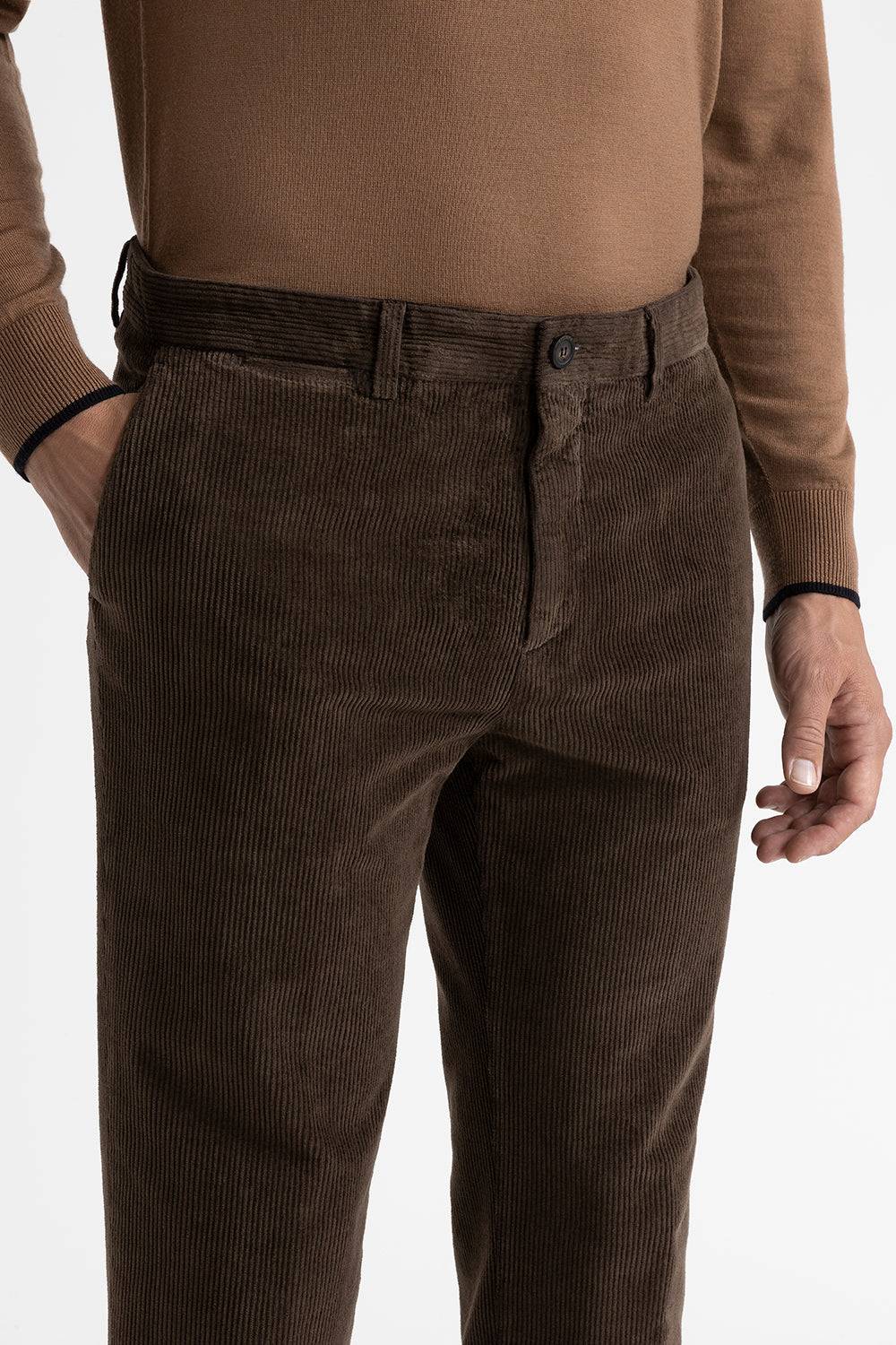 Peserico Pantalone chino in velluto a coste di cotone Vendita