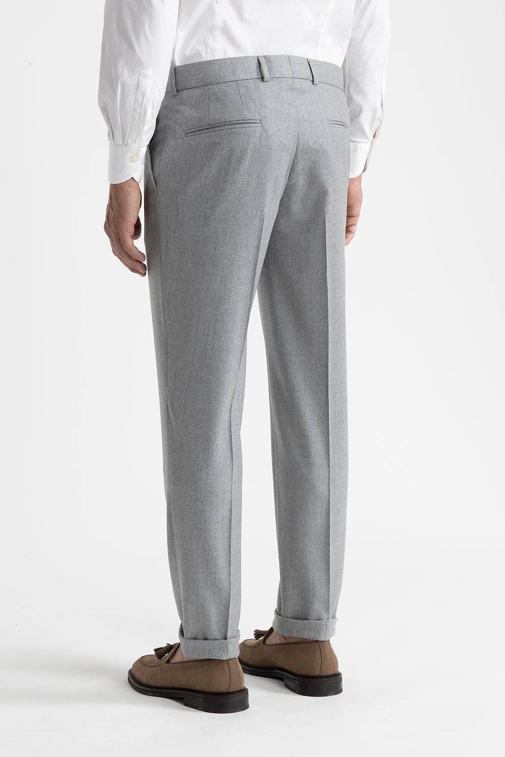 Peserico Pantalone classico sfoderato in pura lana vergine Qualità Garantita