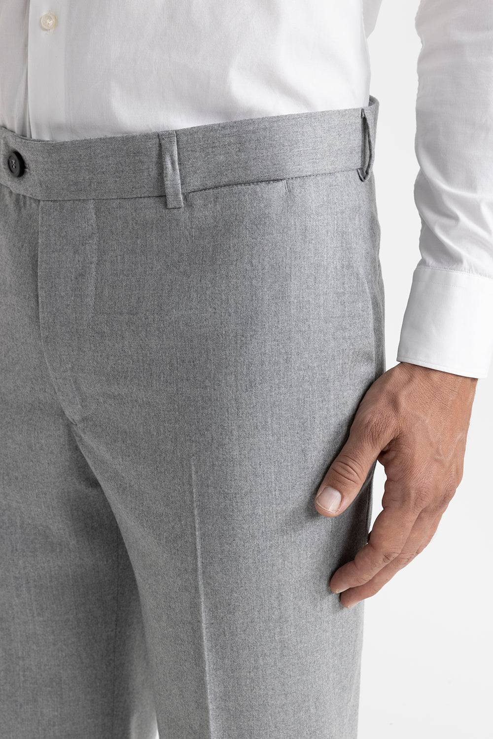 Peserico Pantalone classico sfoderato in pura lana vergine Qualità Garantita