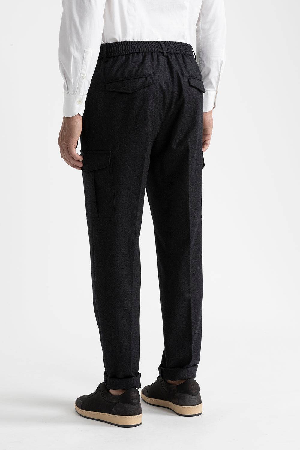 Peserico Pantalone tasconato in pura lana vergine Consegna Veloce