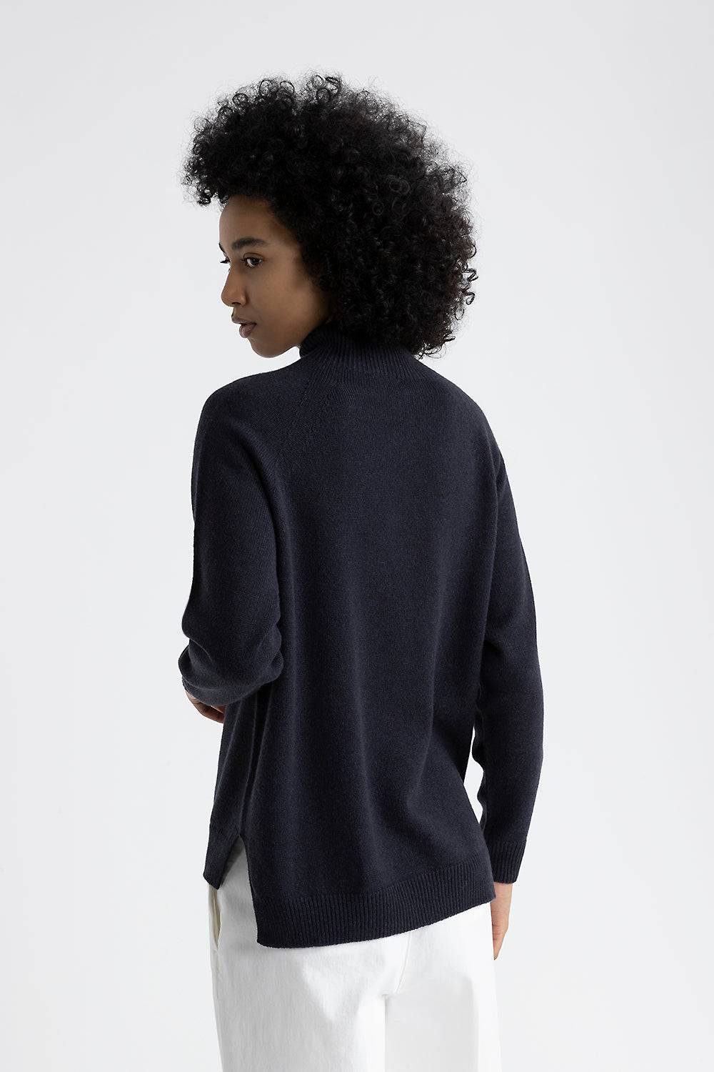 Peserico Maglia con collo a lupetto in lana, seta e cashmere Promozione Limitata