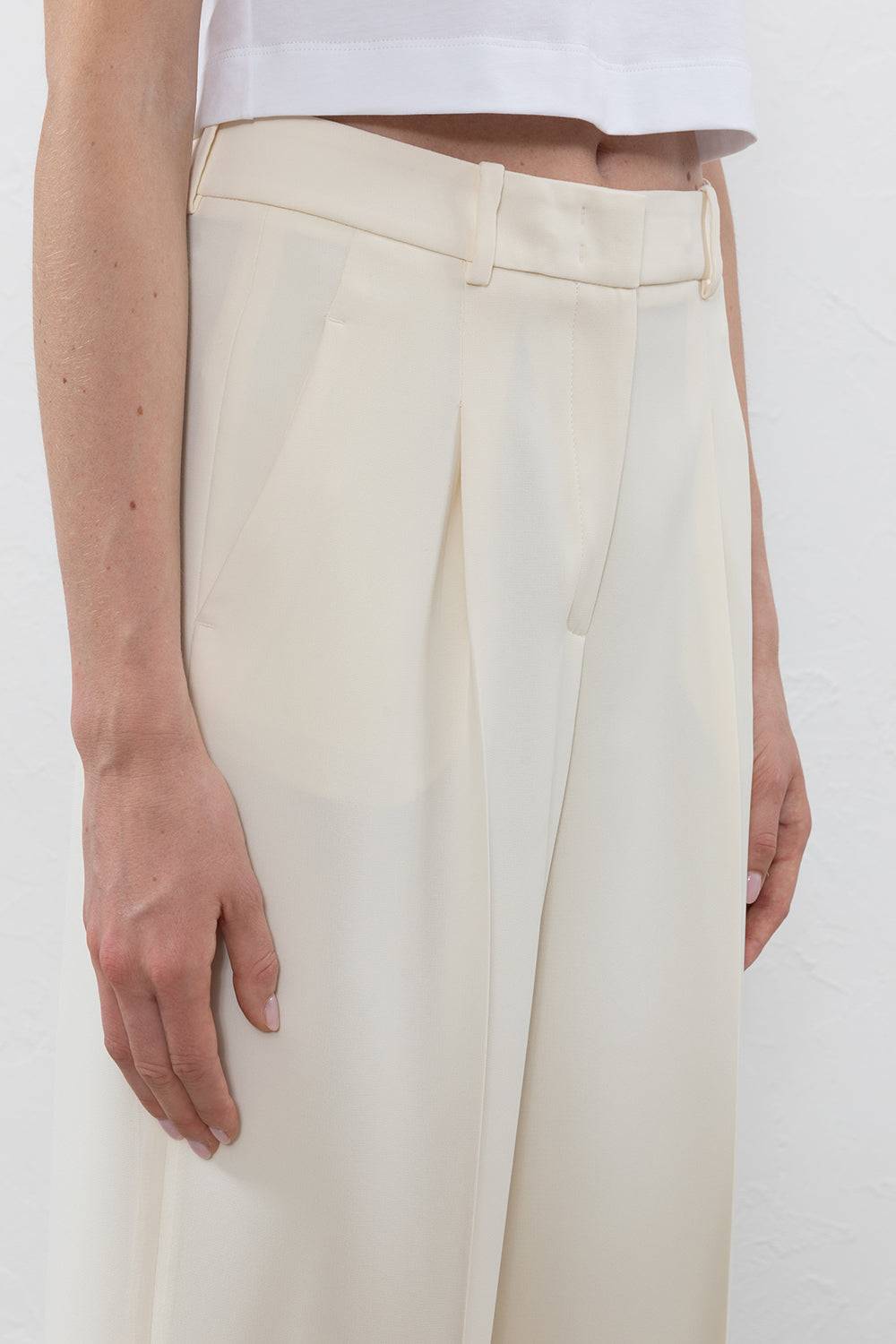 Peserico Pantalone in cady crepe tecnico Flash Sale