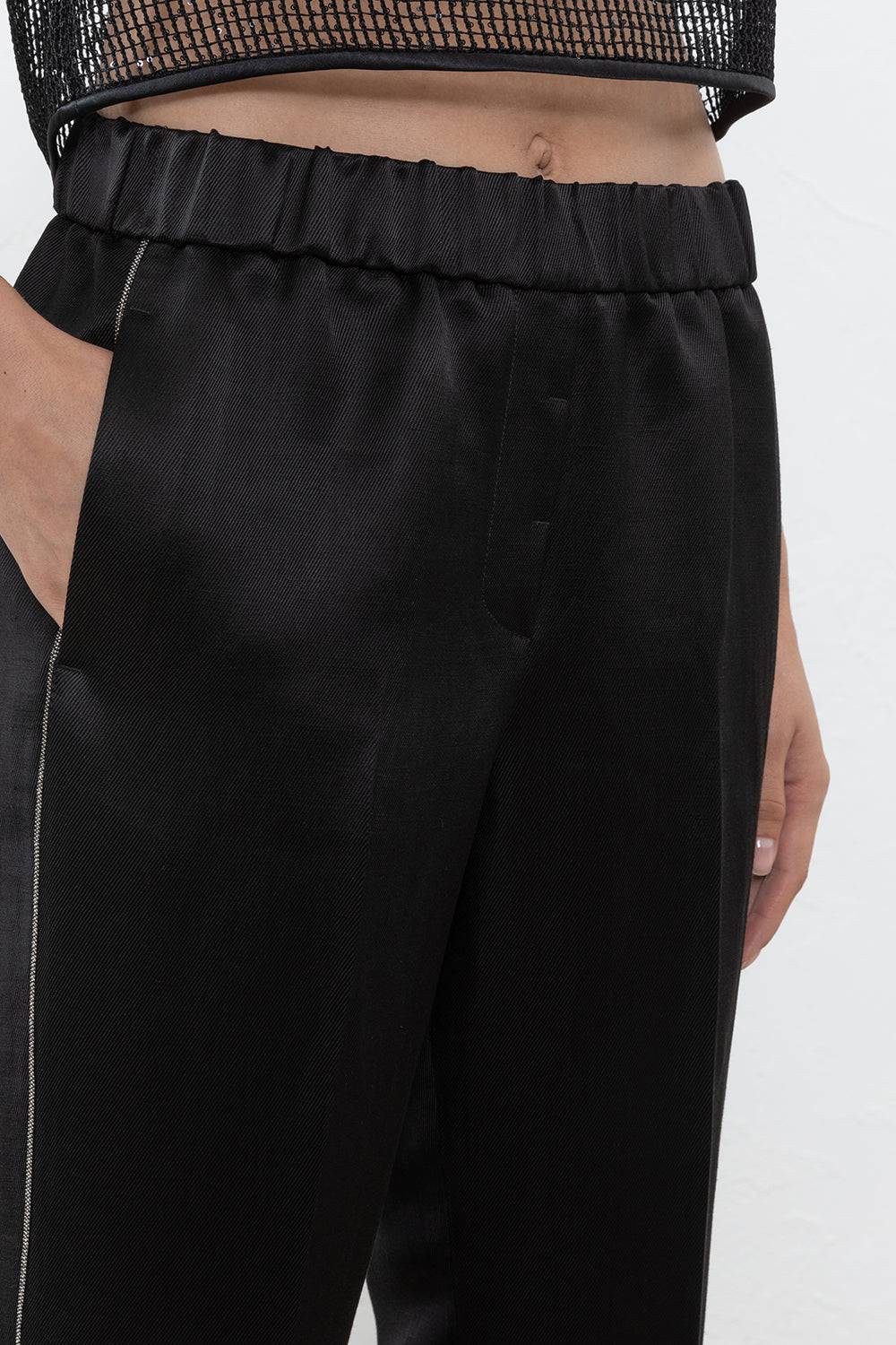 Peserico Pantalone in drill di lino viscosa Offerte speciali