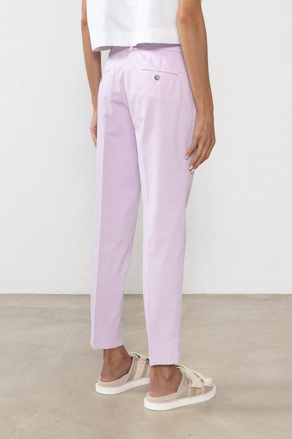 Peserico Pantalone in gabardina di cotone stretch Enormi risparmi