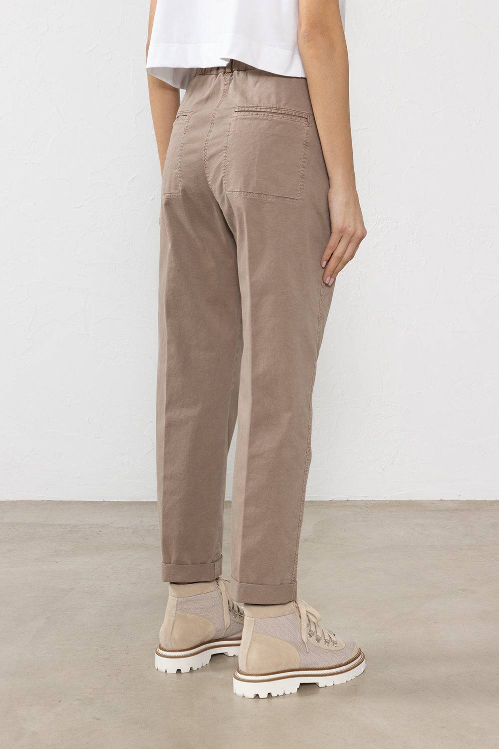 Peserico Pantalone in gabardina di cotone stretch Super Saving Price