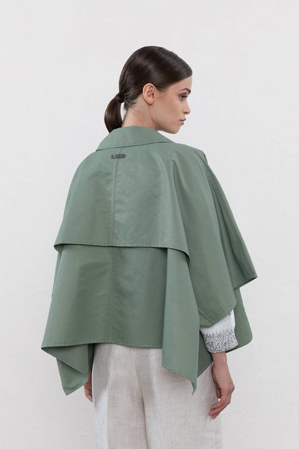 Peserico Mantella doppiopetto in twill leggero di misto lino tecnico Offerta settimanale