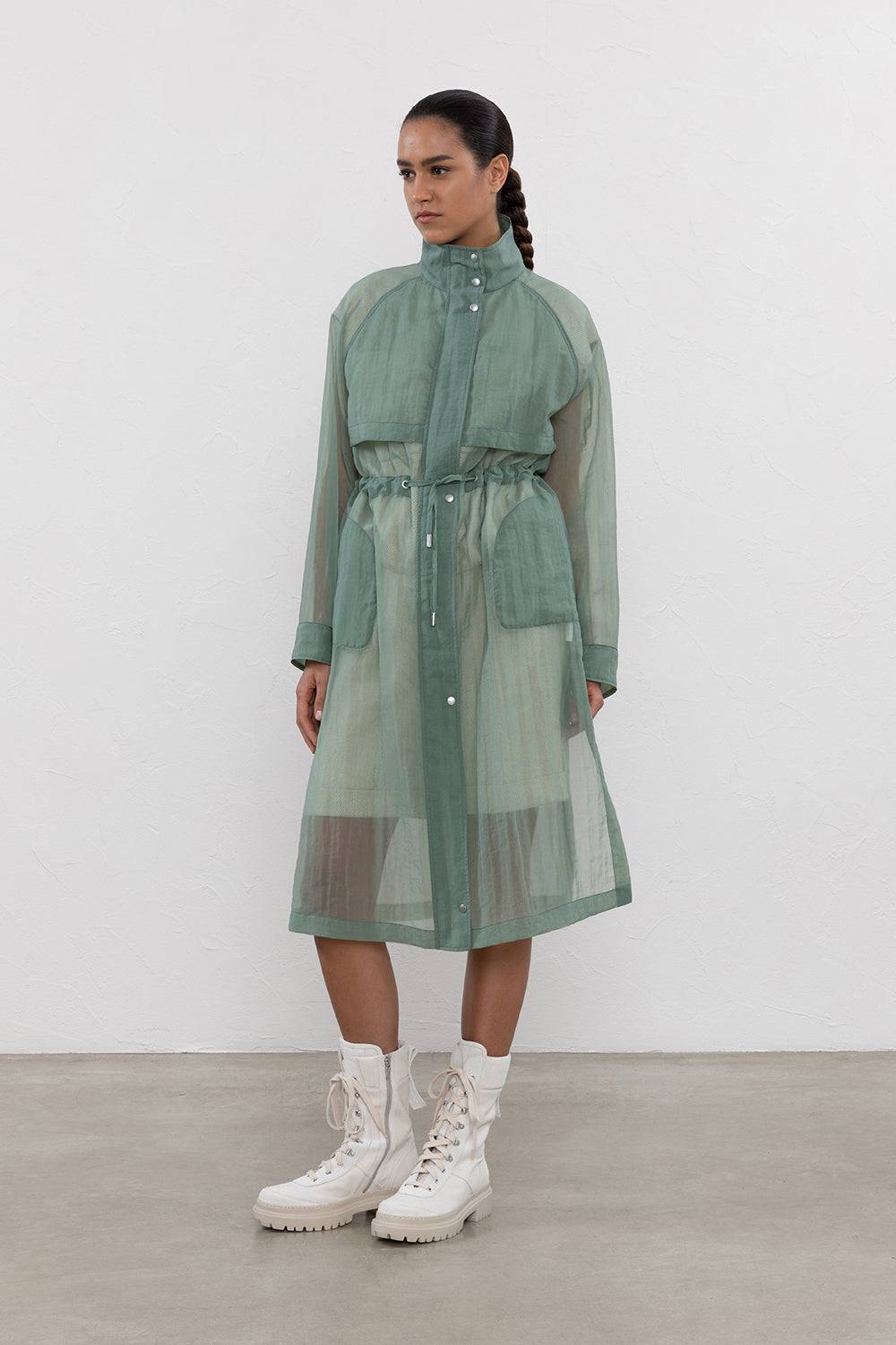 Peserico Spolvero in organza tecnica Ritorno libero