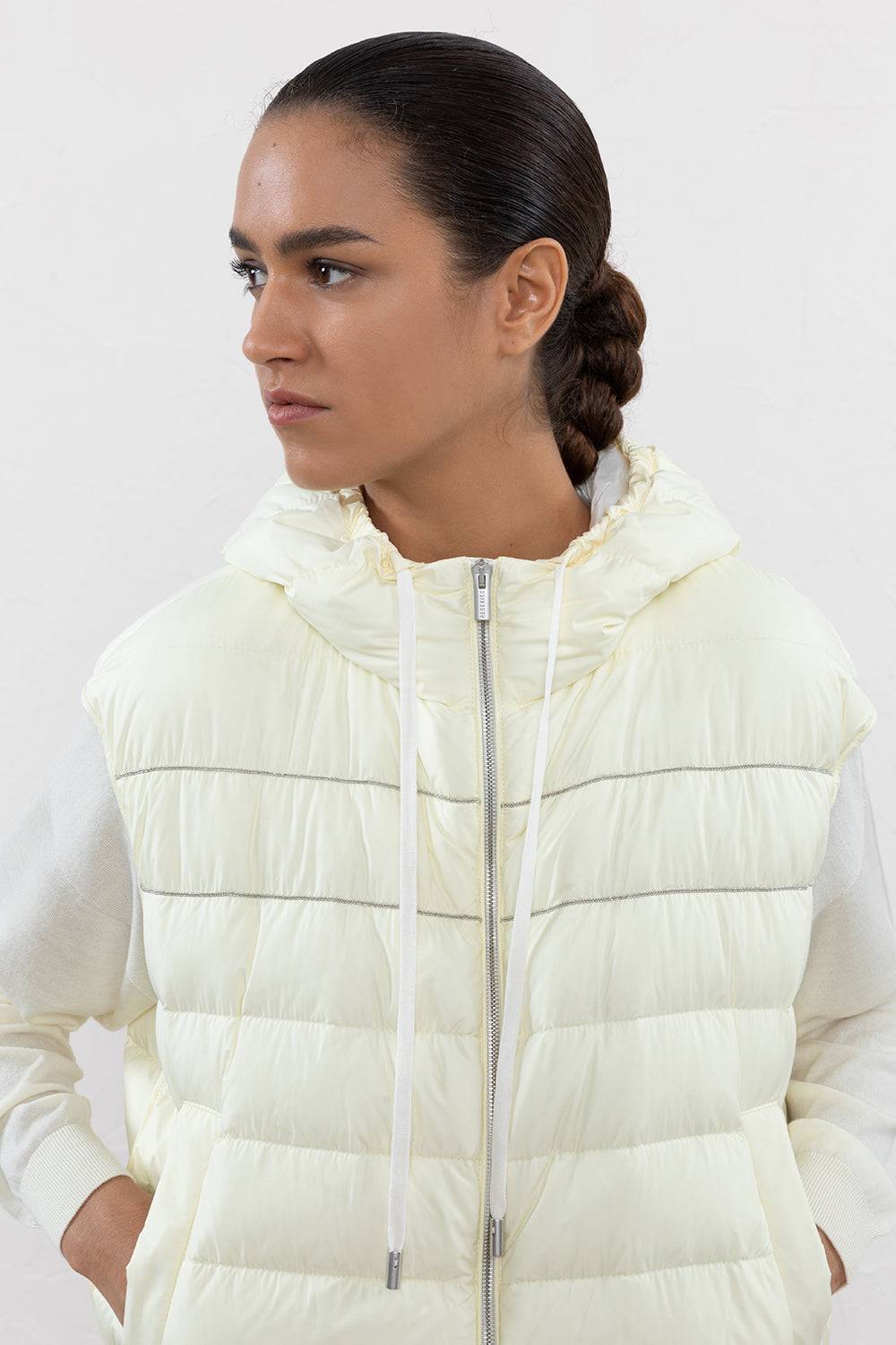 Peserico Gilet antigoccia in piuma Only for today