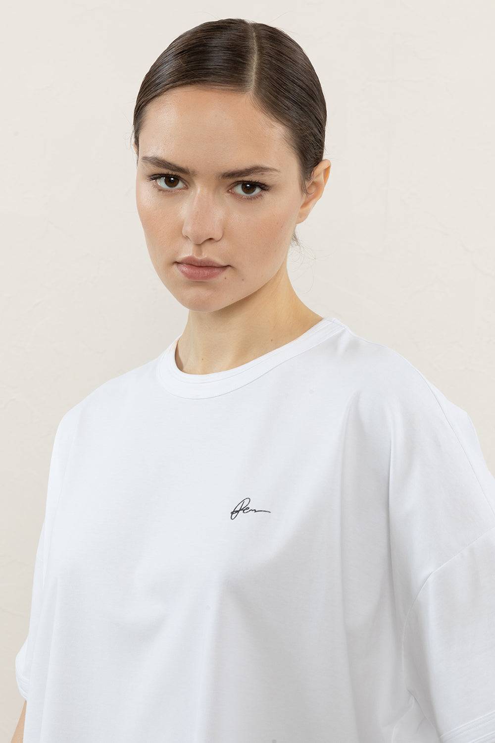 Peserico T-shirt in cotone con filato Microdream Vendita