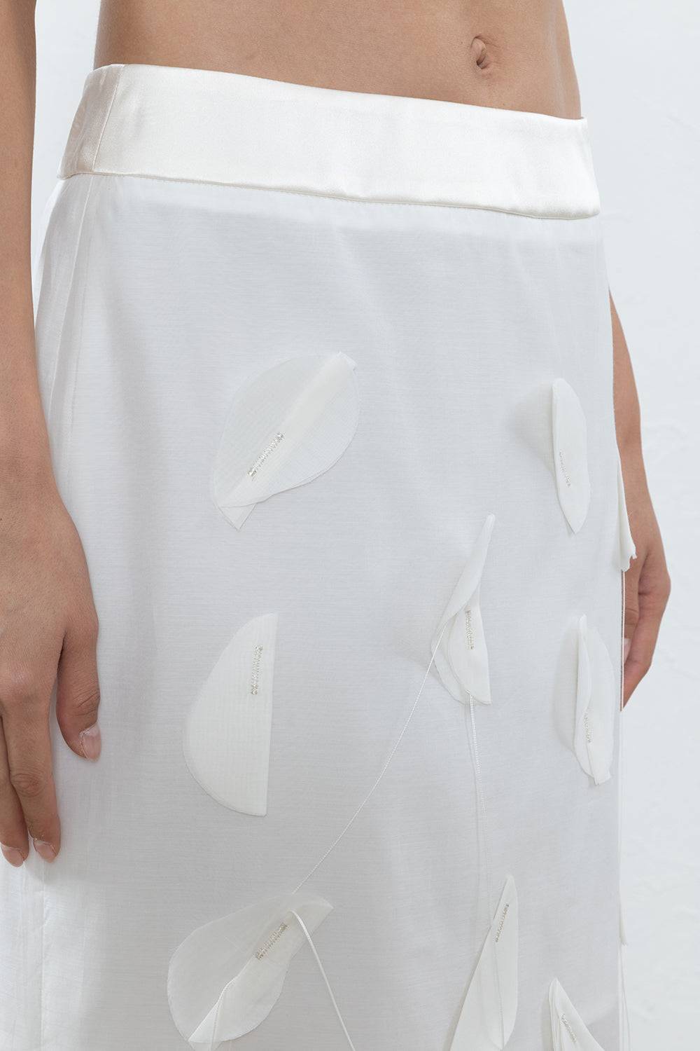 Peserico Gonna lunga in organza di cotone e seta Sconto