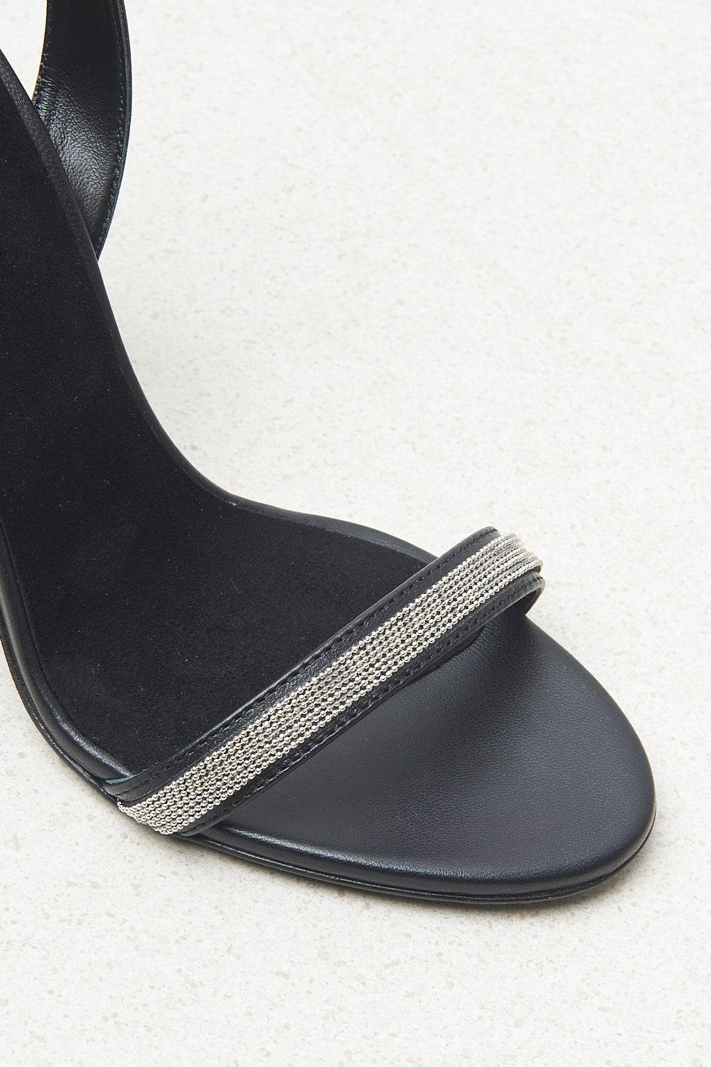 Peserico Sandali con tacco in vera pelle con Punto Luce In Vendita