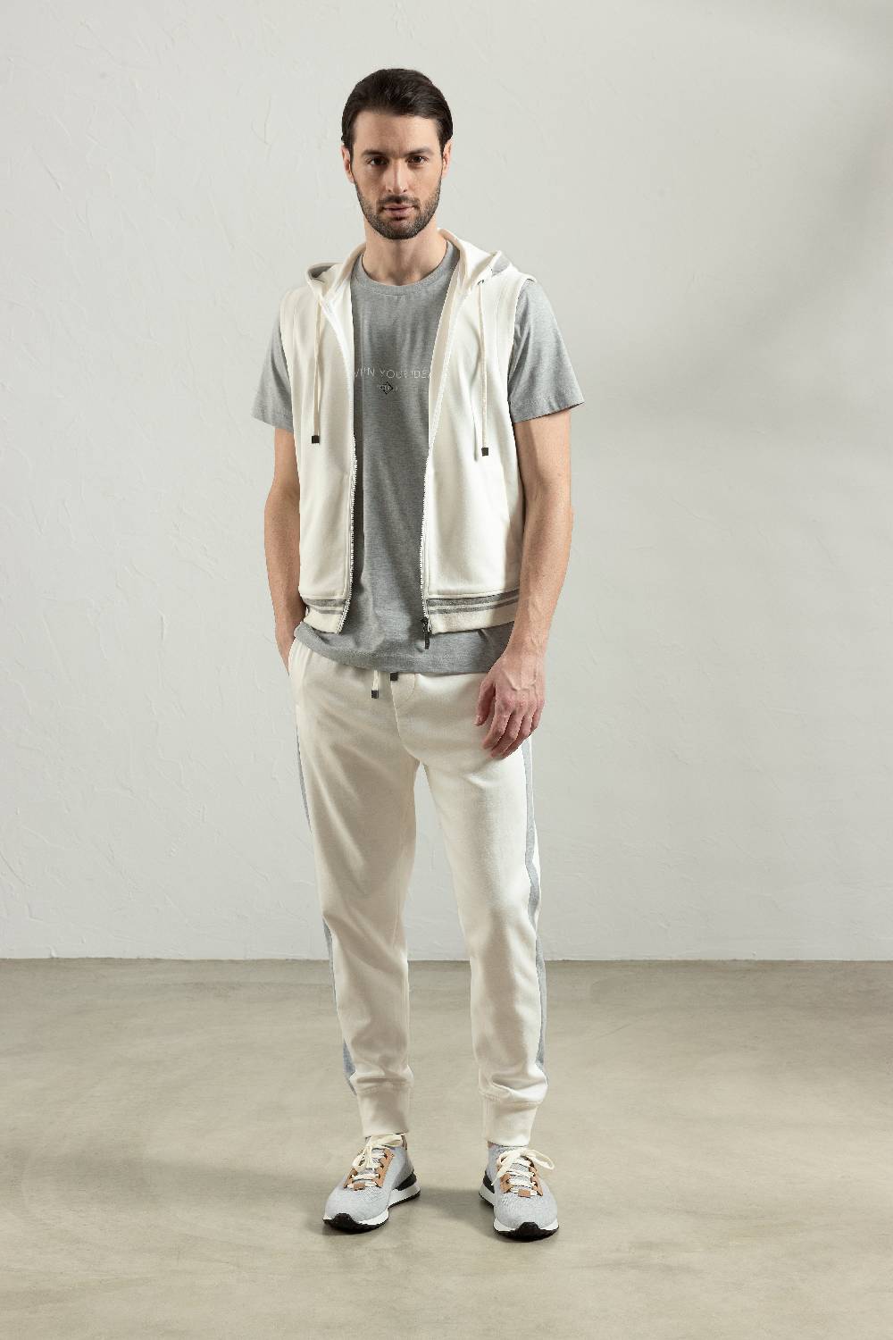 Peserico T-shirt in morbido jersey di puro cotone Shopping online