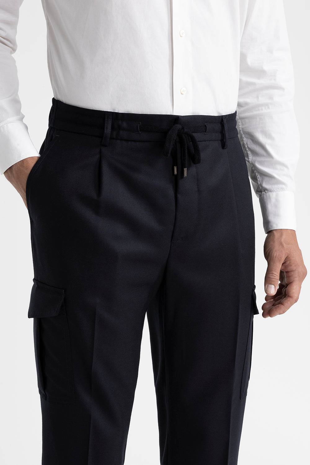 Peserico Pantalone tasconato in pura lana vergine Offerta San Valentino