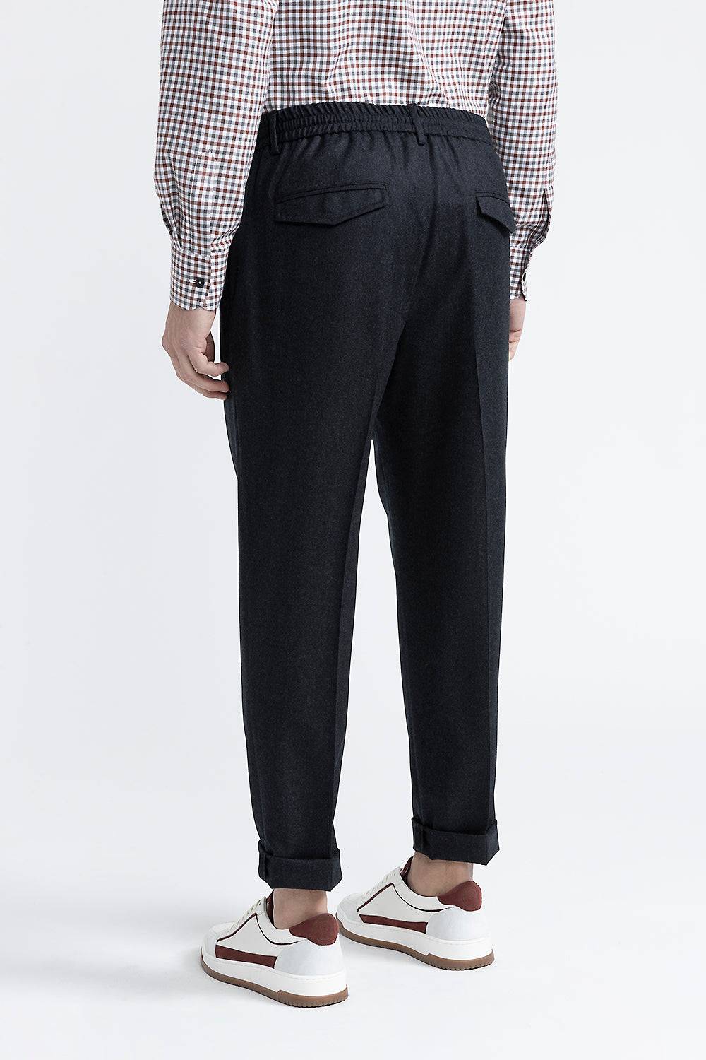 Peserico Pantalone jogger in pura lana vergine Offerta Anniversario
