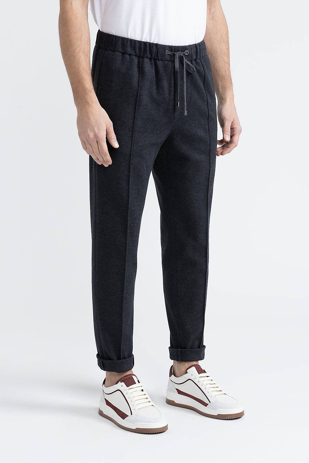 Peserico Pantalone jogger in misto cotone Smaltimento dello stoccaggio