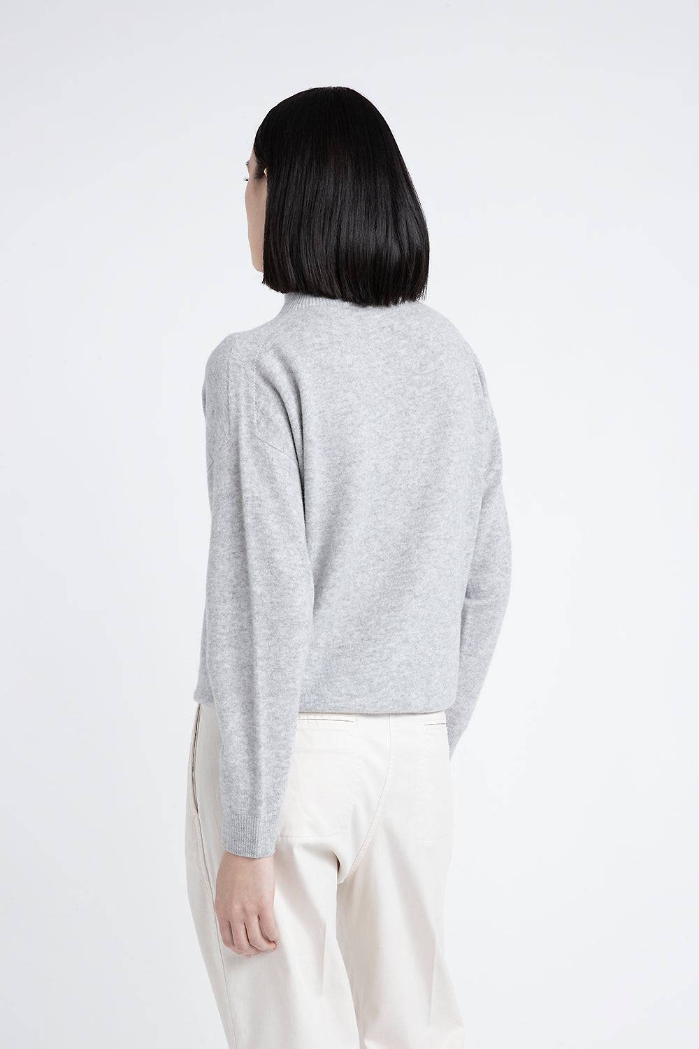 Peserico Maglia collo alto in cashmere e lurex Latest fashion