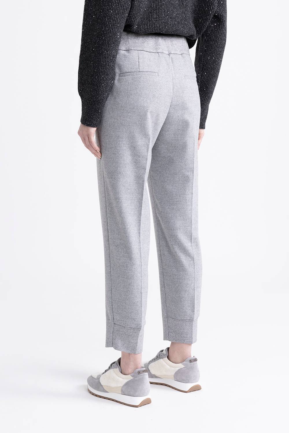 Peserico Pantalone jogger in flanella leggera Grandi sconti
