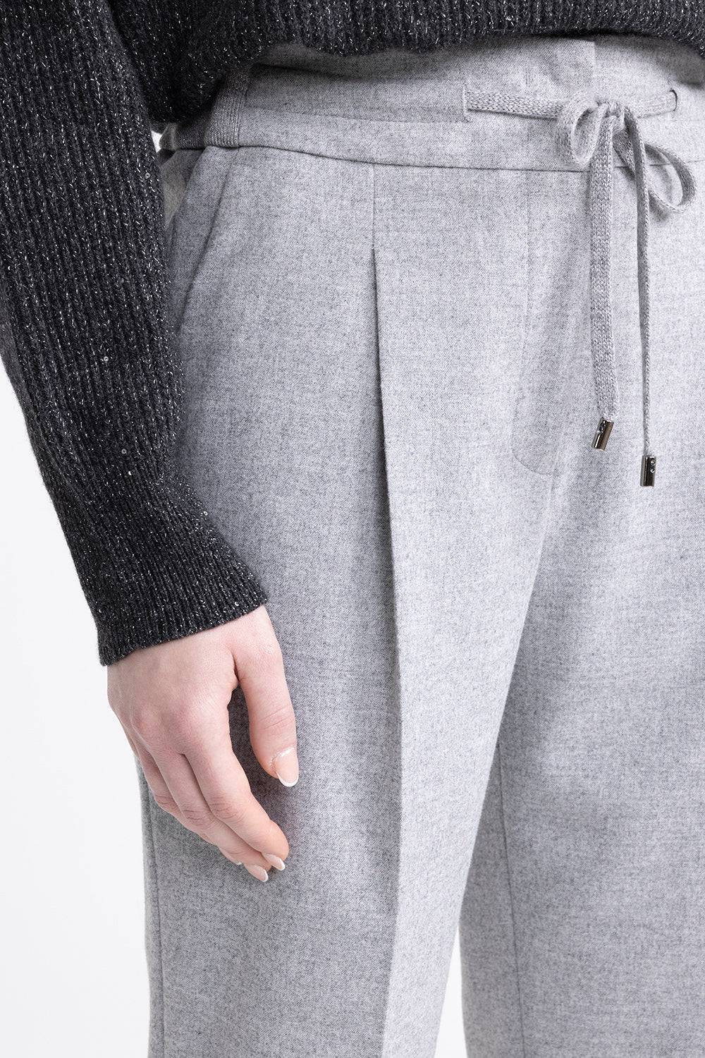Peserico Pantalone jogger in flanella leggera Grandi sconti