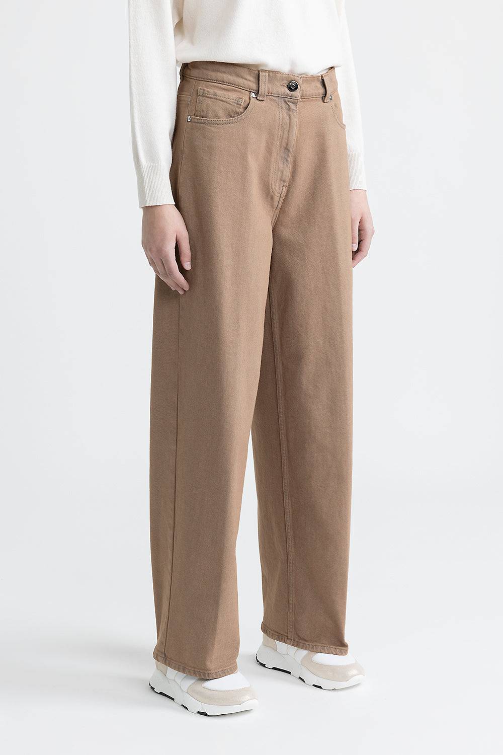 Peserico Pantalone baggy in denim di cotone Bestseller