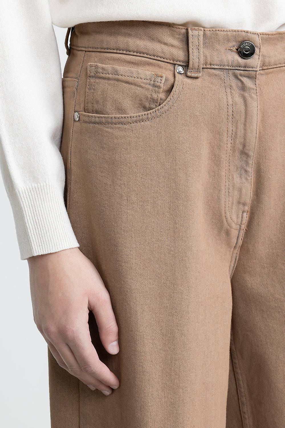 Peserico Pantalone baggy in denim di cotone Bestseller