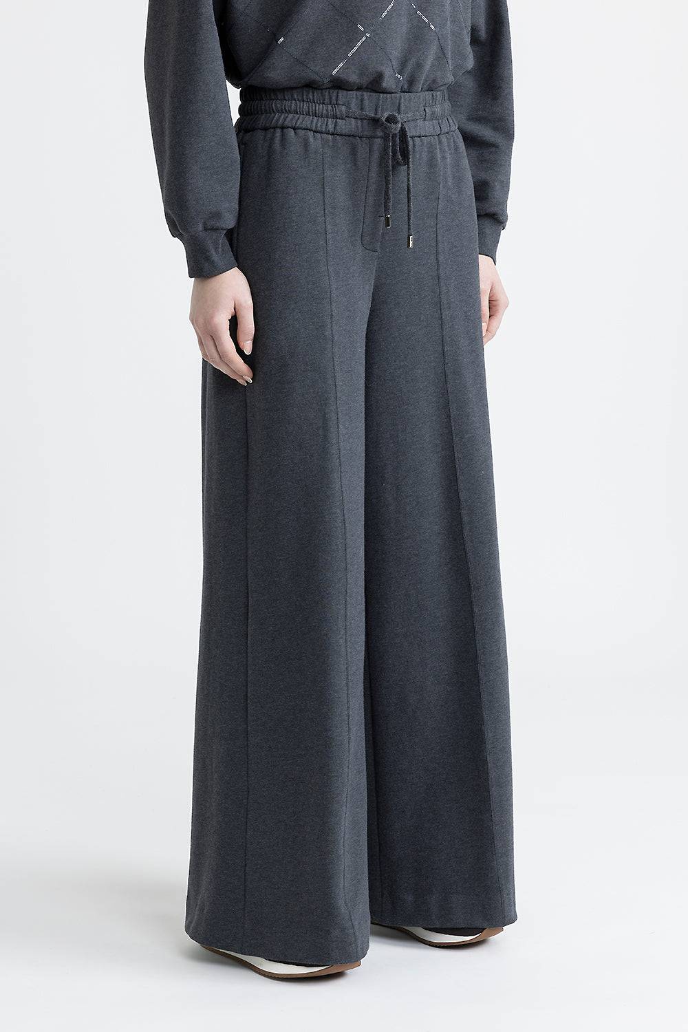 Peserico Pantalone jogger in felpina di cotone Enormi risparmi