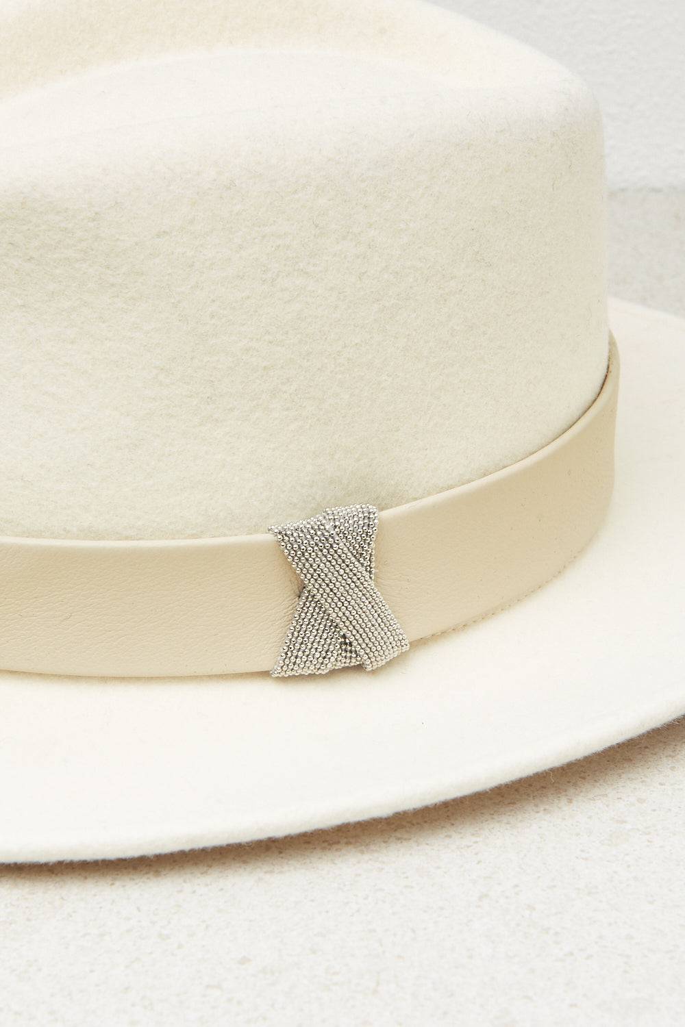 Peserico Cappello Fedora in feltro di lana Only for today