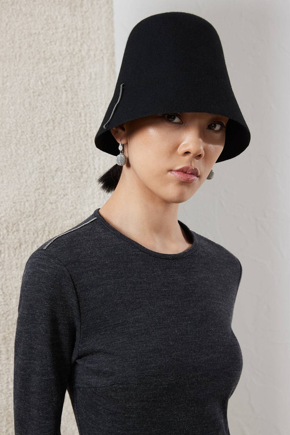 Peserico Cappello paralume in feltro di lana Fino al 55% di sconto